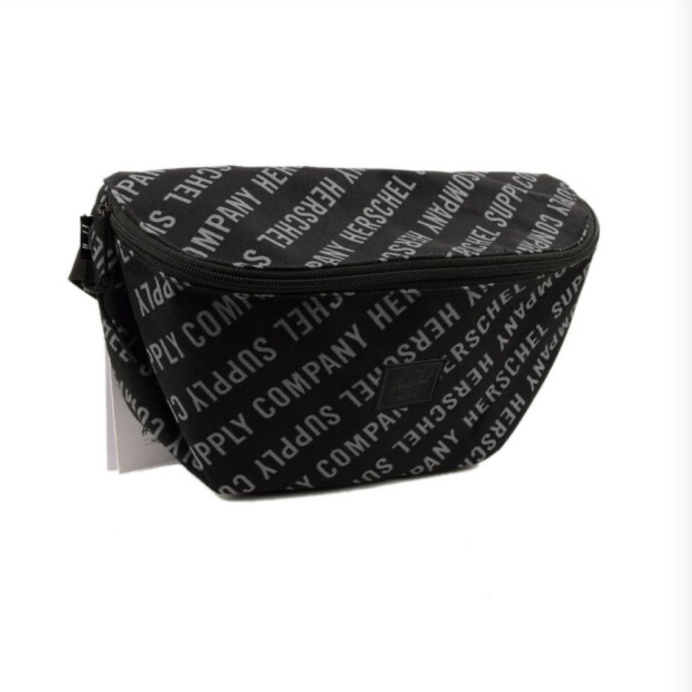 Herschel Sixteen Roll Call Black Sharkskin Waist Unisex Fanny Pack Bum Bag